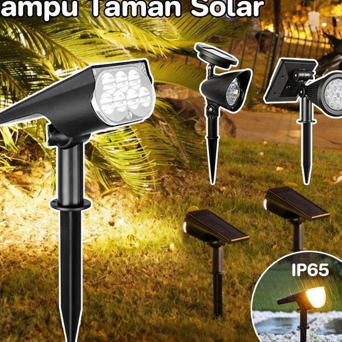 Lampu Taman Solar/Lampu Outdoor Taman Tenaga Matahari/7 Led Sorot Tenaga Surya/Lampu Taman Tenaga Su