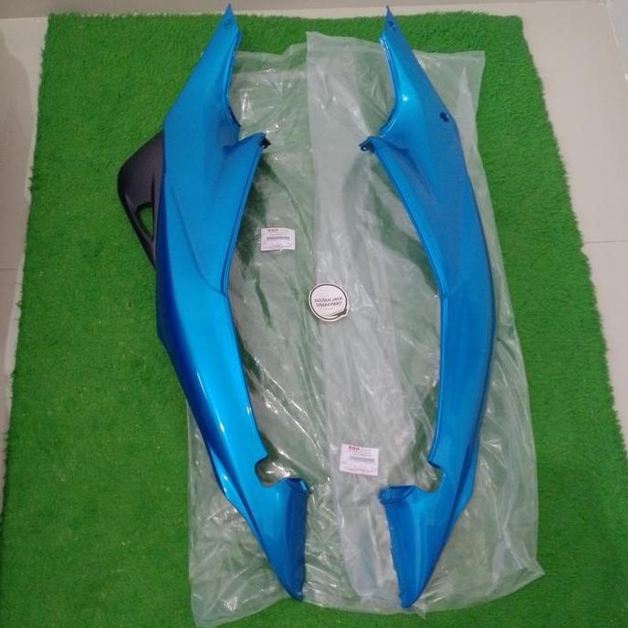 SET COVER BODY BELAKANG SUZUKI SATRIA FU 150 OLD THAILAND BARONG 2005-2012 BIRU ORI SGP