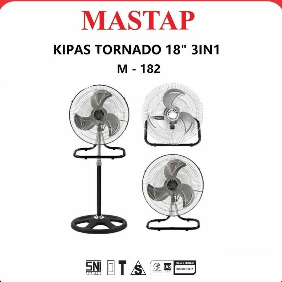 Yamakawa Kipas Angin Tornado 3 In 1 Dengan Desain Multifungsi Ukuran 18 Inch