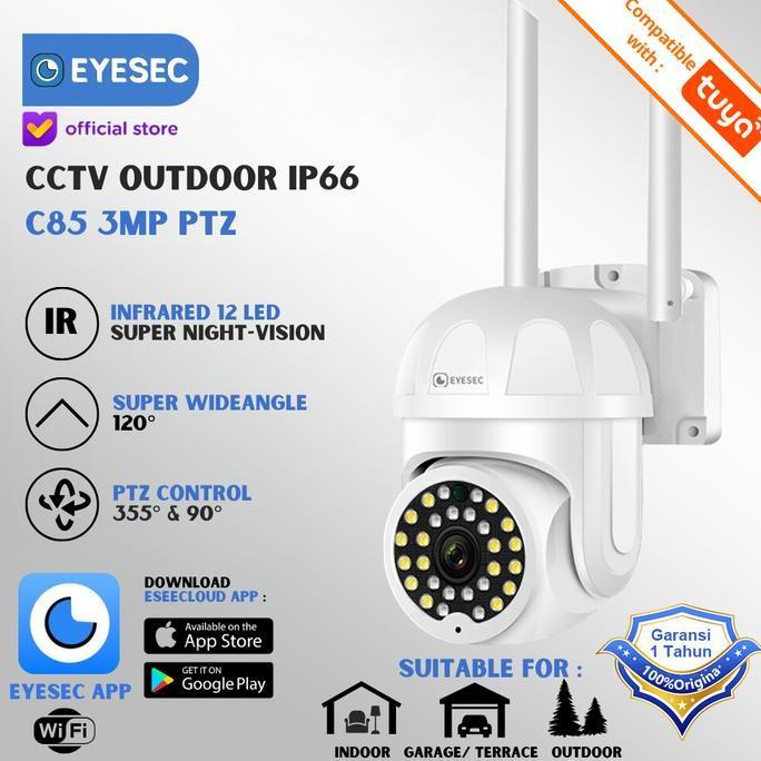 EYESEC CCTV Outdoor 1080P Ip66 STC IP Camera CCTV Wifi EYESEC APPS TUYA
