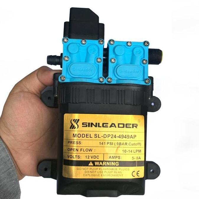Dominic- Pompa Dual Pump Dc 12V Sinleader Sl-Dp24 141 Psi Motor 4949