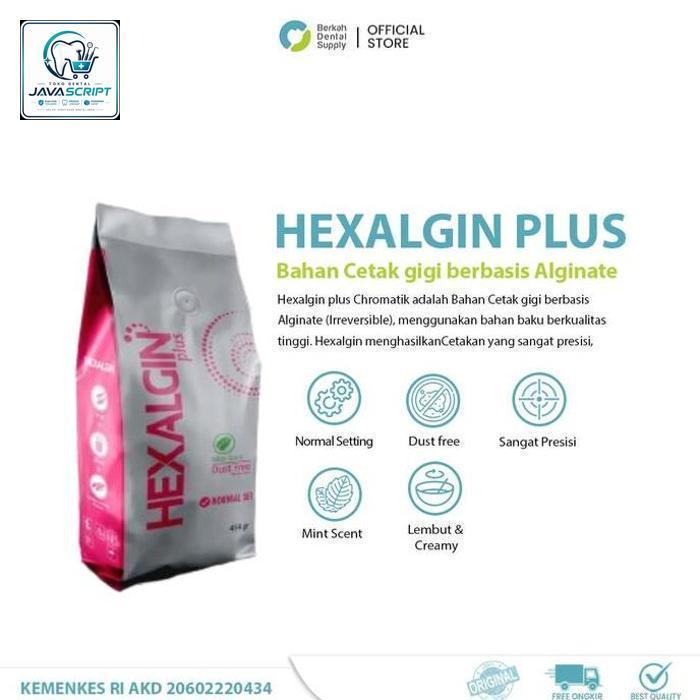 Dental Alginate Hexalgin Plus Pink