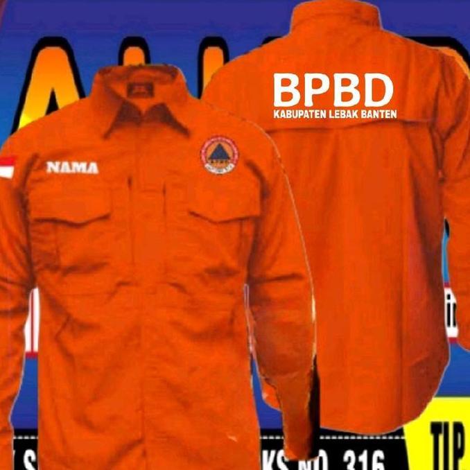 Kemeja Tactical Bpbd Baju Tactical Bpbd Full Bordir Seragam Tactical Bpbd Kemeja Bpbd Baju Bpbd Sera
