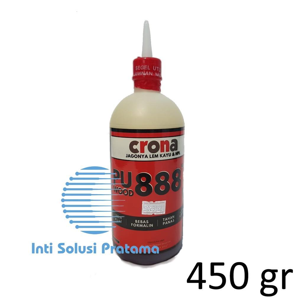 Lem Kayu Basah Crona Pu888 Pu 888 450 Gr 450Gr
