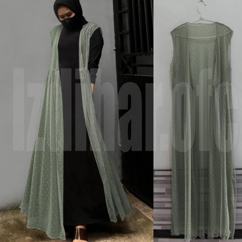 Basicly Dot Outer Lace / Outer  Brukat Tile Panjang / Outer Tile Kondangan / Outer Brokat Kondangan 