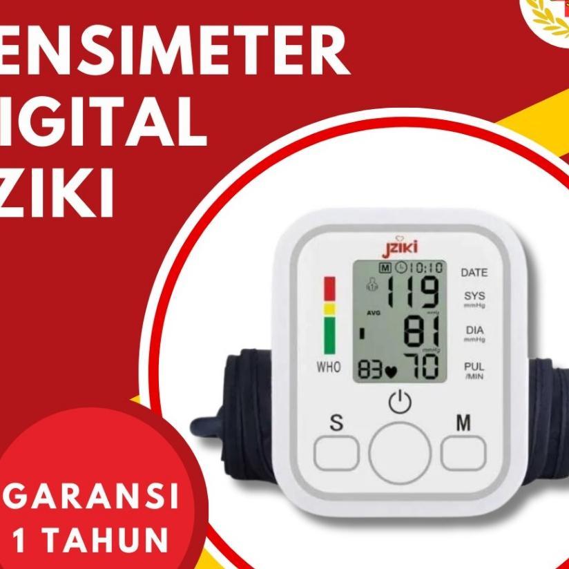 Tensimeter Digital Tensi Digital Alat Ukur Tekanan Darah Jziki