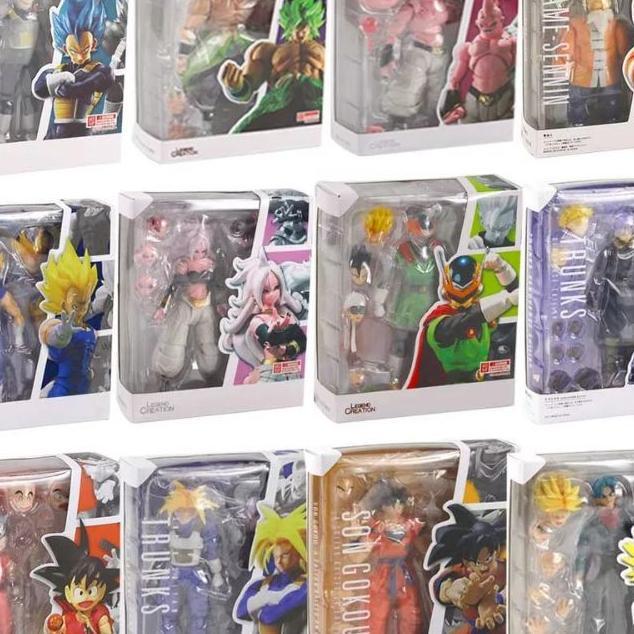 Action Figure Shf Figuart Zero Dragon Ball Goku Vegeta Satan Jiren Broly Bhu