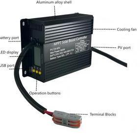 Mppt Solar Electric Vehicle Charging Controller 48V 60V 72V 400W Boost Solar Controller