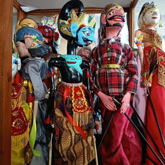 Wayang Golek Bima Tinggi 50 cm