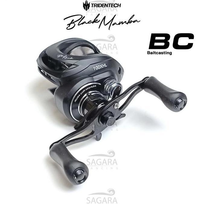 60U - Reel Tridentech Black Mamba | Reel Bc Tridentech Black Mamba | Reel Bait Casting