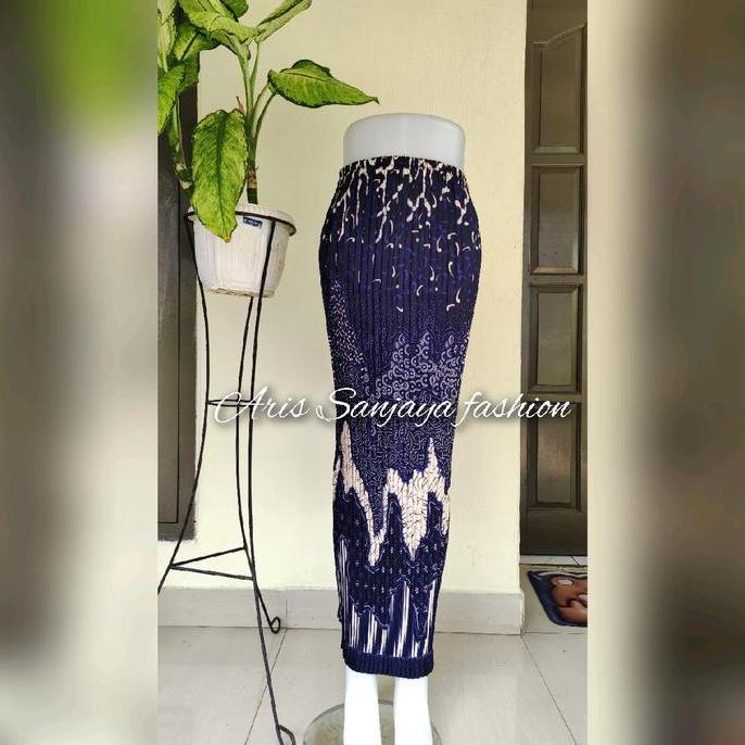 REAL PICT ROK BATIK Plisket fit s-Jumbo all size/Rok wisuda/Rok pesta/bawhan kebaya /bawahan tradisi