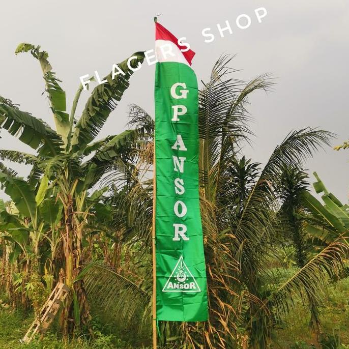 Terbaru Laris, Bendera Umbul Umbul Gp Ansor 3 Meter