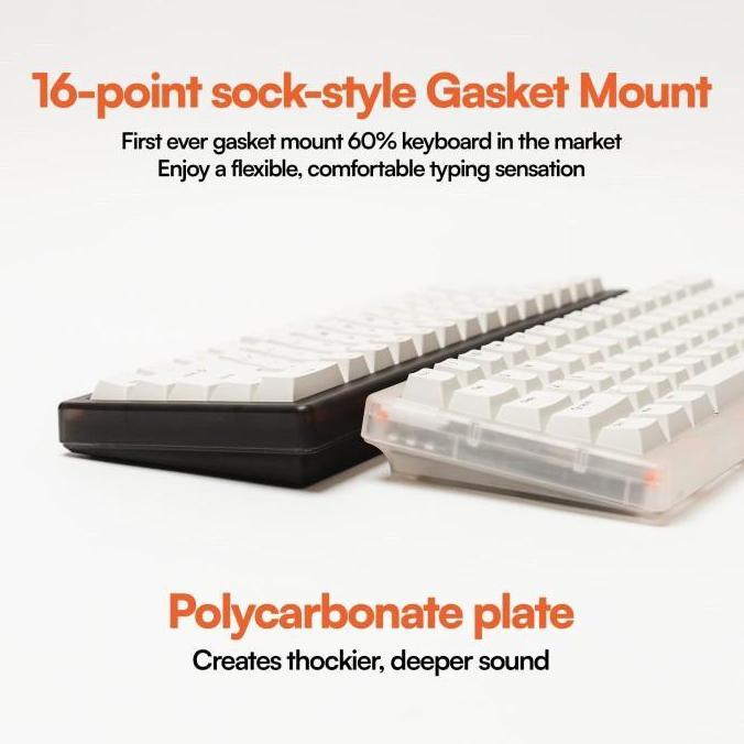 Pressplay APOLLO61 Lite 60% Press play Wired Mechanical Keyboard Apollo 61 PressplayApollo