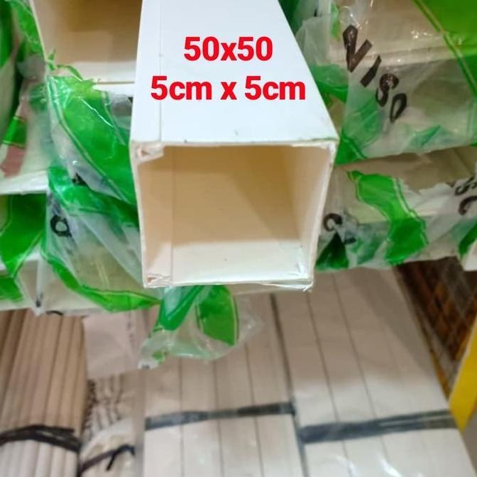 Kilat- New- Kabel Duct 5Cm X 5Cm Protector Cable Penutup Kabel