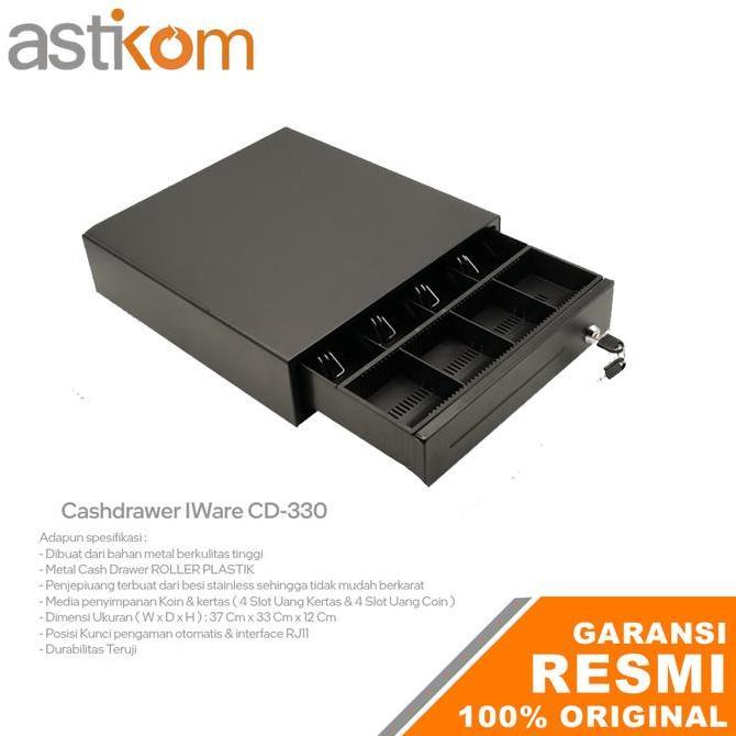 Cashdrawer IWare CD-330 CD-339  CD 339 Tempat Penyimpanan Uang kasir Cash Drawer Diskon