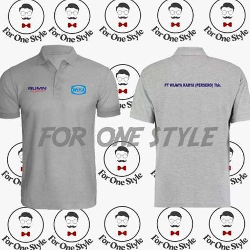 DV113 - POLO SHIRT BUMN PT WIJAYA KARYA PERSERO - kaos poloshirt baju WIKA