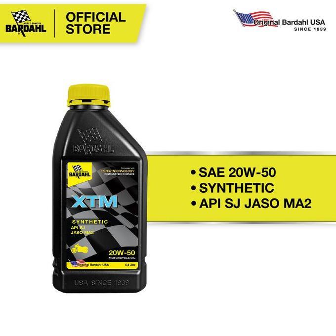 Bardahl XTM 20W-50 Synthetic Ester - Oli Sepeda Motor