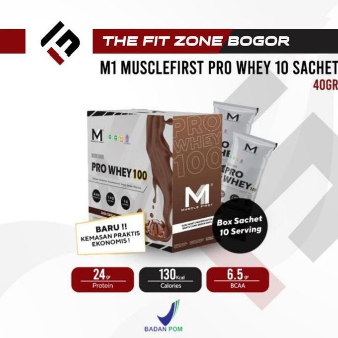 M1 Musclefirst Pro Whey 12 Sachet 1 Box Whey Protein