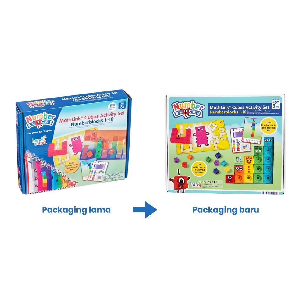 Hand2Mind - Numberblocks MathLink Cubes 110 Activity Set