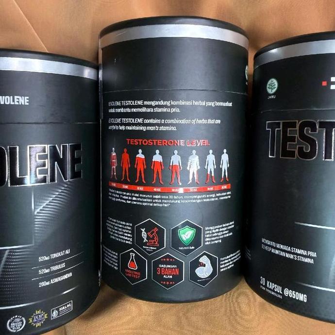 Evolene TESTOLENE EVOBOOST Evo Boost 30  kapsul 60kapsul Testosterone Testo Boost B POM Halal