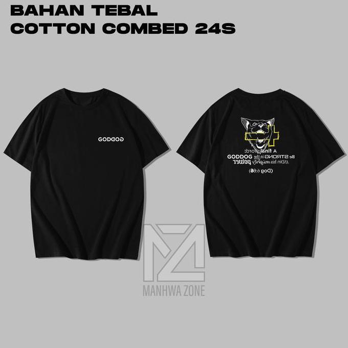 Aero- Kaos Lookism Goddog T Shirt Baju Lookism Goddog Crew
