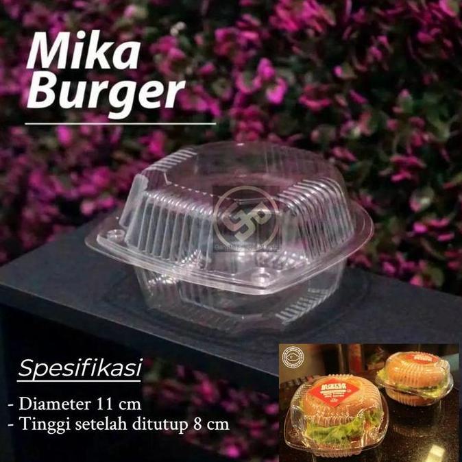 Mika Roti Burger Hamburger/Mika Bolu/Mika Burger
