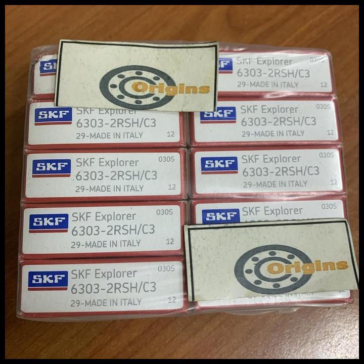 TERBARU BEARING 6303 2RS C3 SKF ORIGINAL 6303 2RSH/C3 