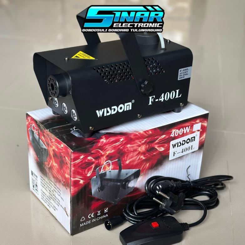 FOG MACHINE WISDOM F400L MESIN  ASAP WISDOM