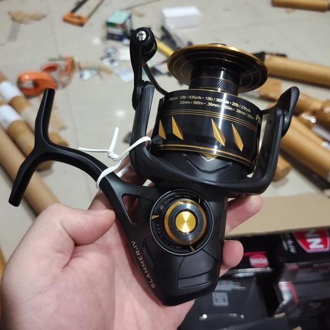 reel penn slammer IV 6500 hs gold