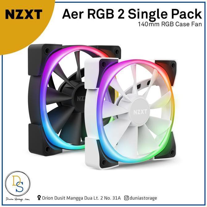 NZXT AER RGB 2 SINGLE 140MM RGB FAN CASE HF-28140-B1 READY