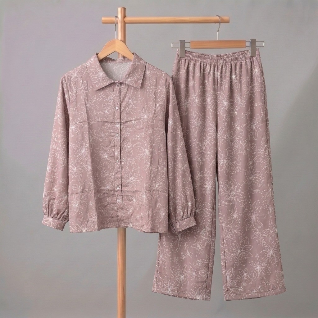 One set Jumbo / setelan rayon Jumbo/ setelan wanita / setcel rayon Jumbo