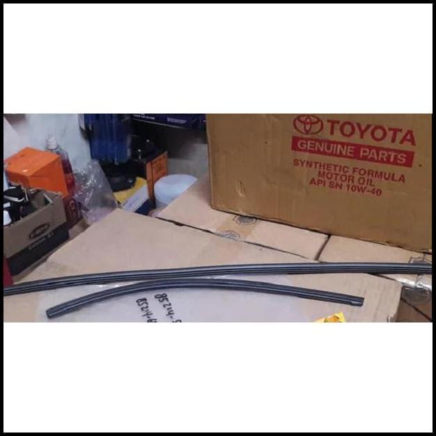 DISKON KARET RUBBER WIPER DEPAN 2PCS , BELAKANG 1PC ORI 85214-68XNX / 58XNX 10SXX ALPHARD ANH20 GGH2