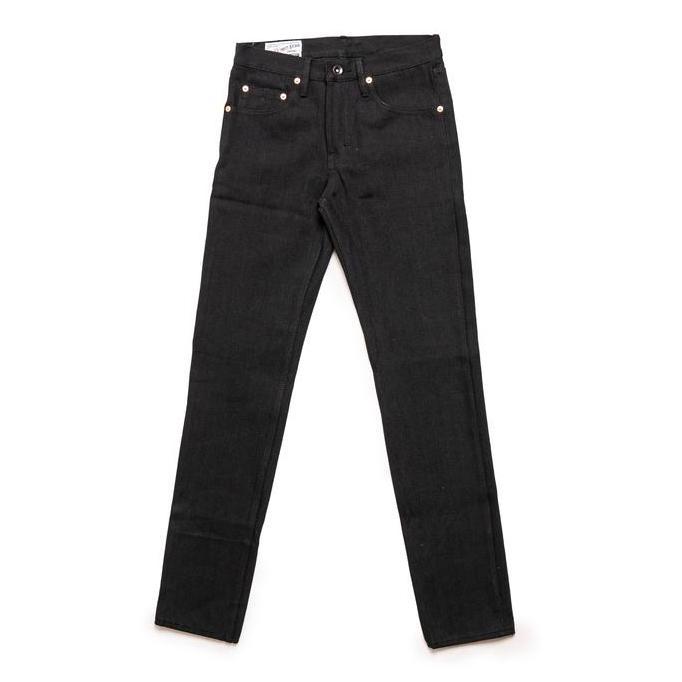 Promooo - Pmd & Co - Ghost Bird - 14Oz - Selvedge Accent Denim - Full Black - Celana Jeans Pria