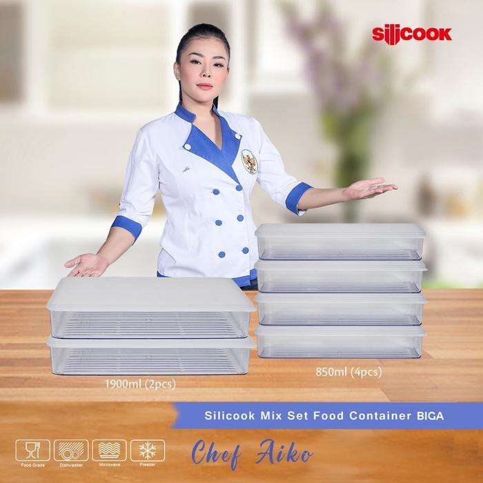 HEMAT BANGET - Silicook Mix Set Food Container Biga