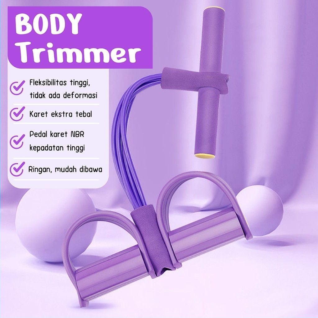 Tummy Trimmer BG SPORT BODY TRIMMER Alat Fitness untuk Pengecilan Perut dan Pembakaran Lemak