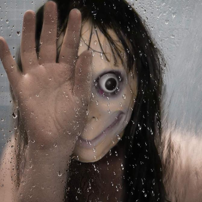Topeng Momo/Topeng Hantu Halloween Seram Rumah Hantu Prank