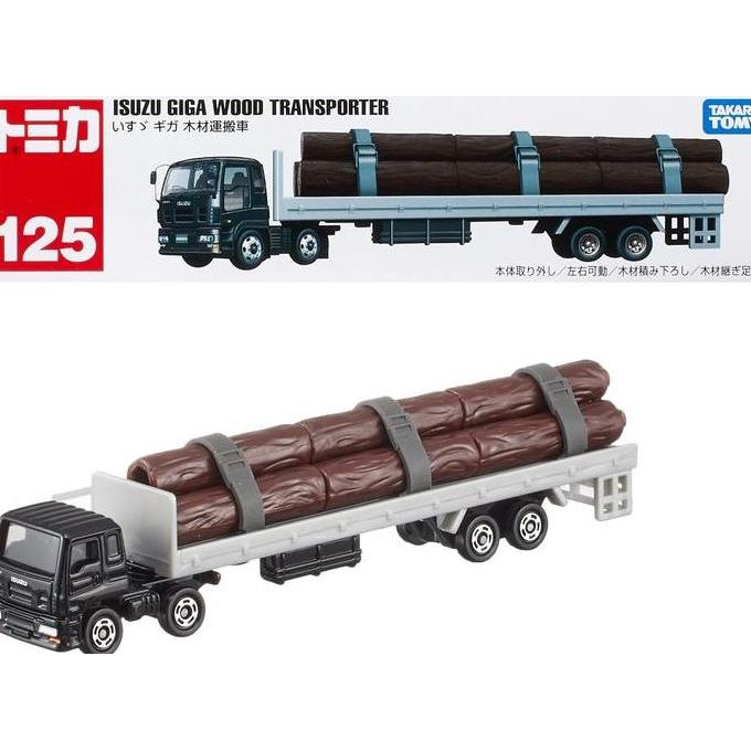 Tomica Long 125 Isuzu Giga Logging Truck