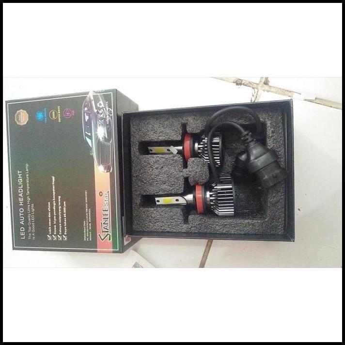 HOT DEAL BOHLAM LAMPU AUTO HEADLIGHT H8 H11 H16 LED 6000K PUTIH STANLEE STAR 