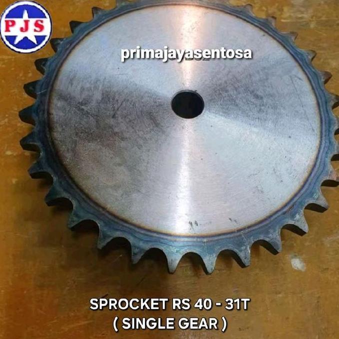Promo GEAR SPROCKET RS 40 - 31T ( GEAR CHAIN RS 40 SINGLE GIGI 31 ) Diskon