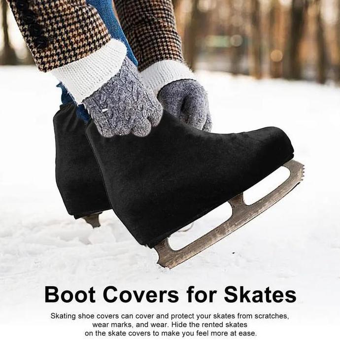 SKYNANI Sepasang Pelindung Ice Skating Cover Sepatu Ice Skating Boot Cover Ice Skating Protector Sep
