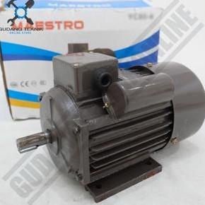 ARURU Dinamo Motor Penggerak 1/2Hp 4P 1Ph YC80-4 1400Rpm / Elektro Motor Maestro 0.5 Hp YC 80-4
