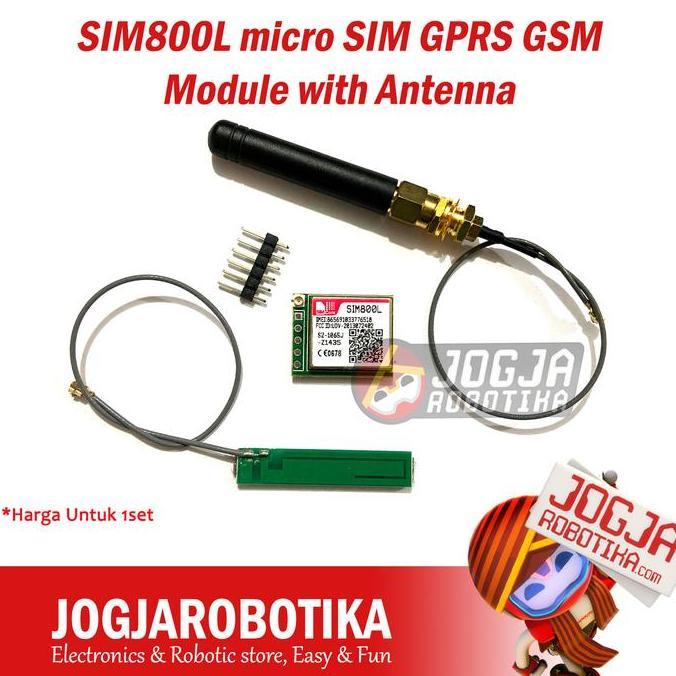 Sim800L Micro Sim Gprs Gsm Module With Antenna