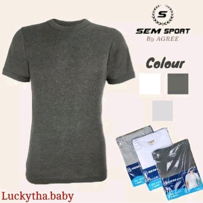 Cuecas - Kaos Pria Sem Sport By Agree Polos / Kaos Singlet Pria Sem / Oblong Pria Sport Sem