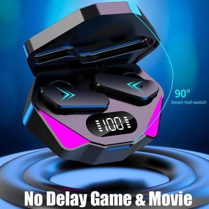 Wkpro- Headset Bluetooth Khusus Gaming Tws X15 Bluetooth