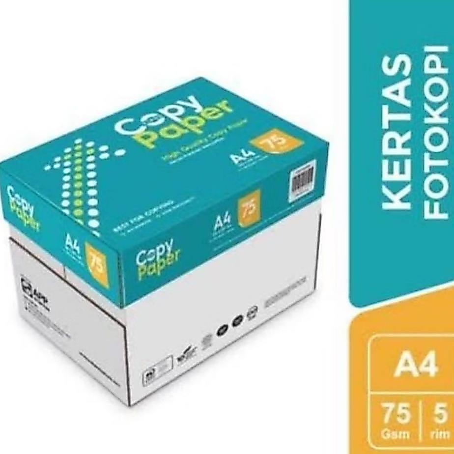 1 Box Kertas Hvs A4 75 Gsm Copy Paper 1 Box 5 Rim Kertas Copy A4