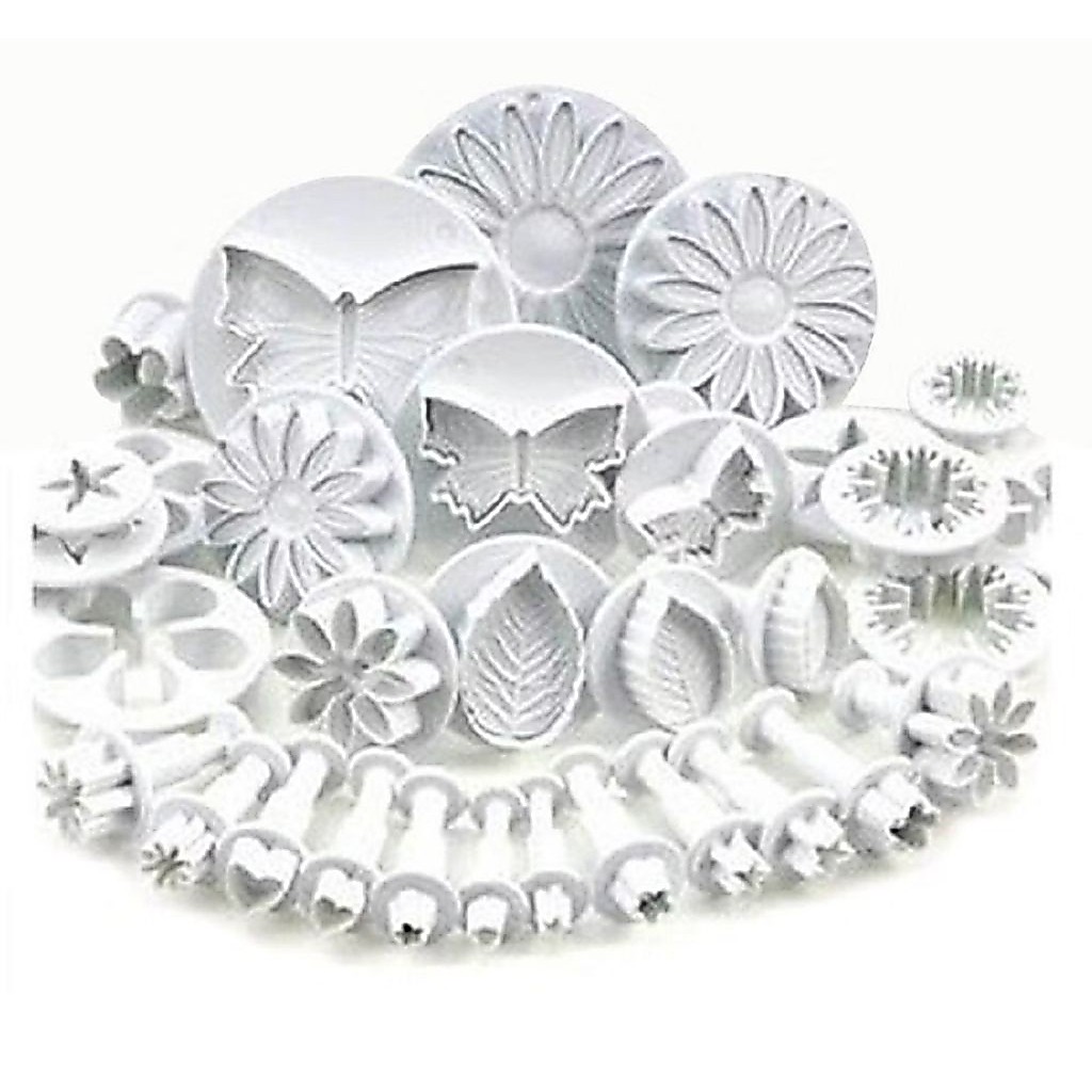 cetakan kue / fondant stamp 33 pcs