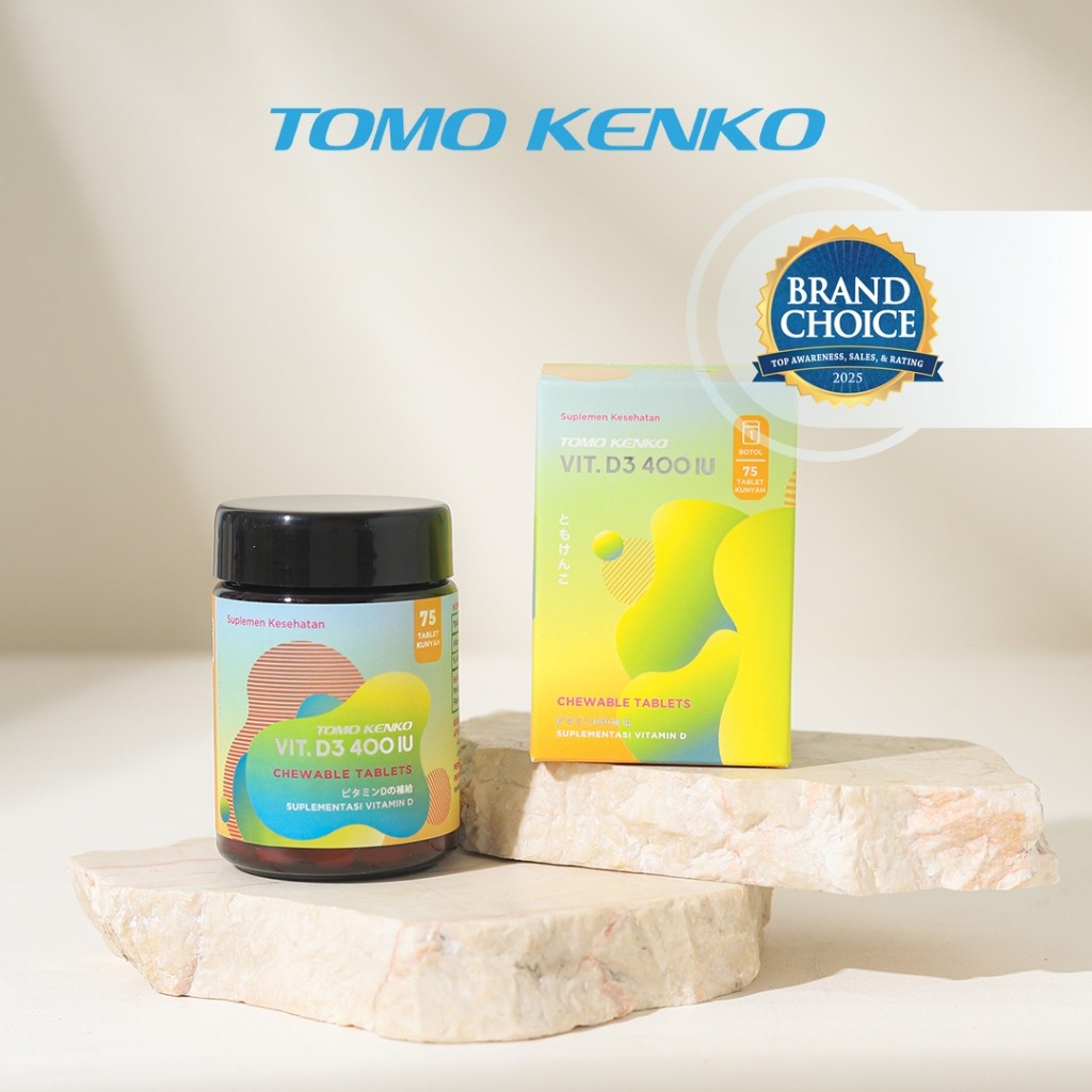 Tomo Kenko D3 400 IU Chewable (kunyah) High Quality