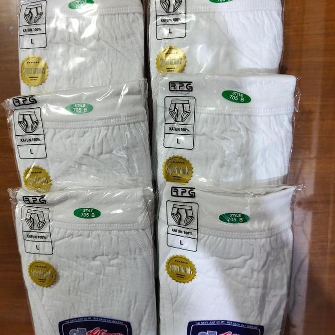Gtman- Celana Dalam Gt Man Babat Putih 705 B Pt Rpg / Cd Gt Man Kulit Jeruk Putih / 1 Pcs
