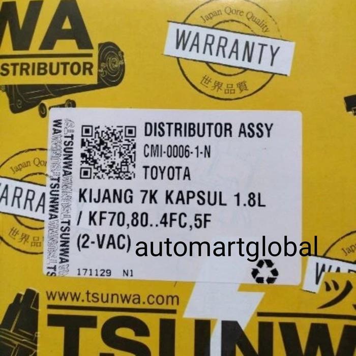 Distributor Delco Cdi Kijang Super 5K Df-8091/Cdi 7K Df-8133/Cdi Original Dan Terpercaya