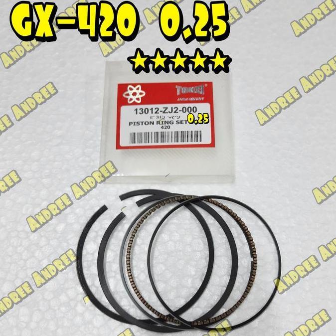 ------] GX 420 - 025 Ring Piston Seher Honda GX420 GX-420 size 0.25